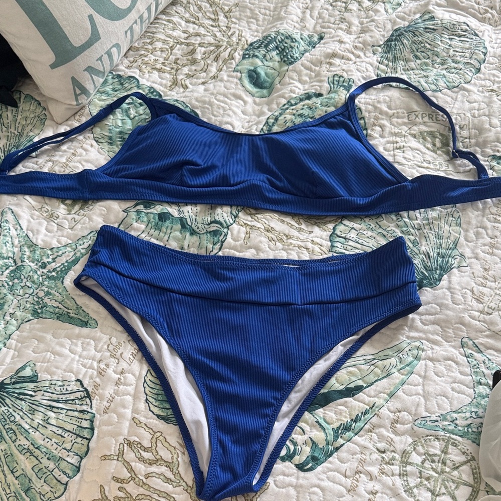 Express Women's Vibrant Blue Bikini